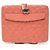 Funda para iPad de piel de cordero rosa con símbolos de la suerte de Chanel