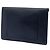 Clutch Envelope Airlines in Pelle di Agnello Blu Chanel Blu navy - vista 2