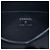 Clutch Envelope Airlines in Pelle di Agnello Blu Chanel Blu navy - vista 5