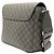 Borsa a tracolla Ophidia GG Supreme media grigia Gucci Marrone - vista 2