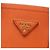 Borsa Prada Orange Medium Saffiano Cuir Double Handle Satchel Arancione - vista 5
