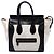 Luggage Céline Celine Braune Mini Bicolor Canvas- und Leder-Reisetasche Beige