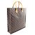 Borsa Tote Sac Plat Louis Vuitton Marrone Monogramma - vista 2