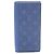 Portafoglio Longo Bi-fold Brazza di Louis Vuitton Blu
