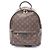 Zaino Palm Springs MM di Louis Vuitton Marrone Monogramma