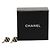 Orecchini Chanel Coco Mark con bordo a catena Nero D'oro - vista 4