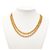 Collana a doppia catena placcata oro Chanel D'oro - vista 5