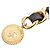 Cambon Cinturón de cadena con moneda Coco Mark de Chanel Negro Dorado - vista 2