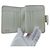 Portafoglio bi-fold Prada 1ML018 in pelle bianco oro D'oro - vista 8