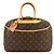 Borsa Deauville Monogram Louis Vuitton Marrone Monogramma