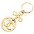 Portachiavi vintage Chanel Coco Mark D'oro