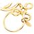 Portachiavi vintage Chanel Coco Mark D'oro - vista 4