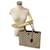 Prada 1BA356 Piccola Borsa Tote Nero Beige - vista 12