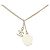Collana Pendente in Strass a Forma di Cuore e Freccia Chanel Coco Mark Rosa D'oro - vista 3