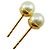 Orecchini Christian Dior Dior Tribal Perla Ape Logo CD D'oro - vista 5