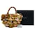 Bolso de rafia con placa de logo triangular Prada Multicolor - vista 12