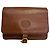 Pochette in pelle marrone con logo GG di Gucci