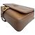 Pochette in pelle marrone con logo GG di Gucci - vista 4