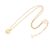 Collana con logo CD placcato oro di Christian Dior D'oro - vista 3