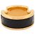 Ring Hermès NUOVO ANELLO HERMES OLYMPE PM H500058FC8955 S T52 PELLE DI VITELLO NERA & ORO Nero - vista 4