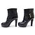 STIVALI ANKLE LOUIS VUITTON 40 PELLE NERA Nero - vista 2