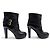 STIVALI ANKLE LOUIS VUITTON 40 PELLE NERA Nero - vista 3