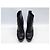 STIVALI ANKLE LOUIS VUITTON 40 PELLE NERA Nero - vista 7