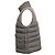 Moncler Rance gesteppte Weste aus braunem Polyamid - Ansicht 2