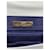 Yves Saint Laurent Sac à épaule matelassé Joan de Saint Laurent en cuir de veau blanc Bleu Bleu Marine  - vue 15