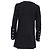 Timeless Chaqueta Chanel con cierre de botón asimétrico en algodón negro - vista 4