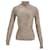 Rippstrick-Turtleneck-Pullover von Acne Studios aus beigem Leinen  - Ansicht 1