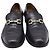 Mocassini Gancini in pelle nera di Salvatore Ferragamo Nero - vista 2