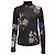Top de cuello alto Cleo en lana con estampado floral de Acne Studios