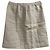 Apc Falda Mini A-Line con Botones A.P.C. en Lino Beige - vista 2