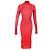 Vestido Midi Josita Isabel Marant en Viscosa Burdeos Roja