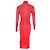 Vestido Midi Josita Isabel Marant en Viscosa Burdeos Roja - vista 3