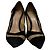 Gianvito Rossi Mesh Accent Pointed-Toe Pumps in Black Suede - view 2