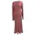 Self portrait Rosa Strick-Midi-Kleid mit Rundhalsausschnitt von Self-Portrait Pink