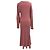 Self portrait Rosa Strick-Midi-Kleid mit Rundhalsausschnitt von Self-Portrait Pink - Ansicht 3