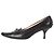 Pumps in pelle nera a punta affilata Tod's Nero - vista 2