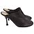 Bottega Veneta Dot Sock Absatzmules aus braunem Leder