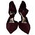 Décolleté a punta Dior in suede bordeaux
 Rosso Bordò - vista 2