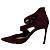 Décolleté a punta Dior in suede bordeaux
 Rosso Bordò - vista 4