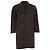 Theory Single-Breasted Coat in Brown Wool Red