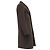 Theory Single-Breasted Coat in Brown Wool Red - view 3
