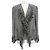 Veste sans col Chanel Noir