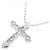 Autre Marque Collana con croce di diamante in oro bianco Au750 Argento - vista 4