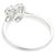Autre Marque Ponte Vecchio K18 Weißgold-Diamantring Silber - Ansicht 3