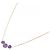 Autre Marque Amethyst-Halskette Au750 Golden - Ansicht 2