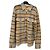 Autre Marque Camicia gialla e blu in cashmere Giallo